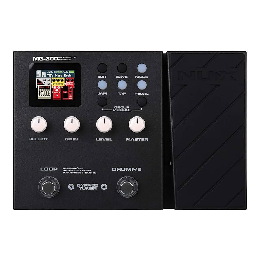 Amazon.com: NUX Paquete de pedal multiefectos MG-300 con