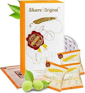 (10-Day Plan) Share Original Fermented Japanese Apricot/Plum 10-piece: 30+month Naturally Fermented w. Living Ingredients (Not Lab-Made); Vegan/Plant-Based; Lactose-Free; Packaged for Gifting & Travel