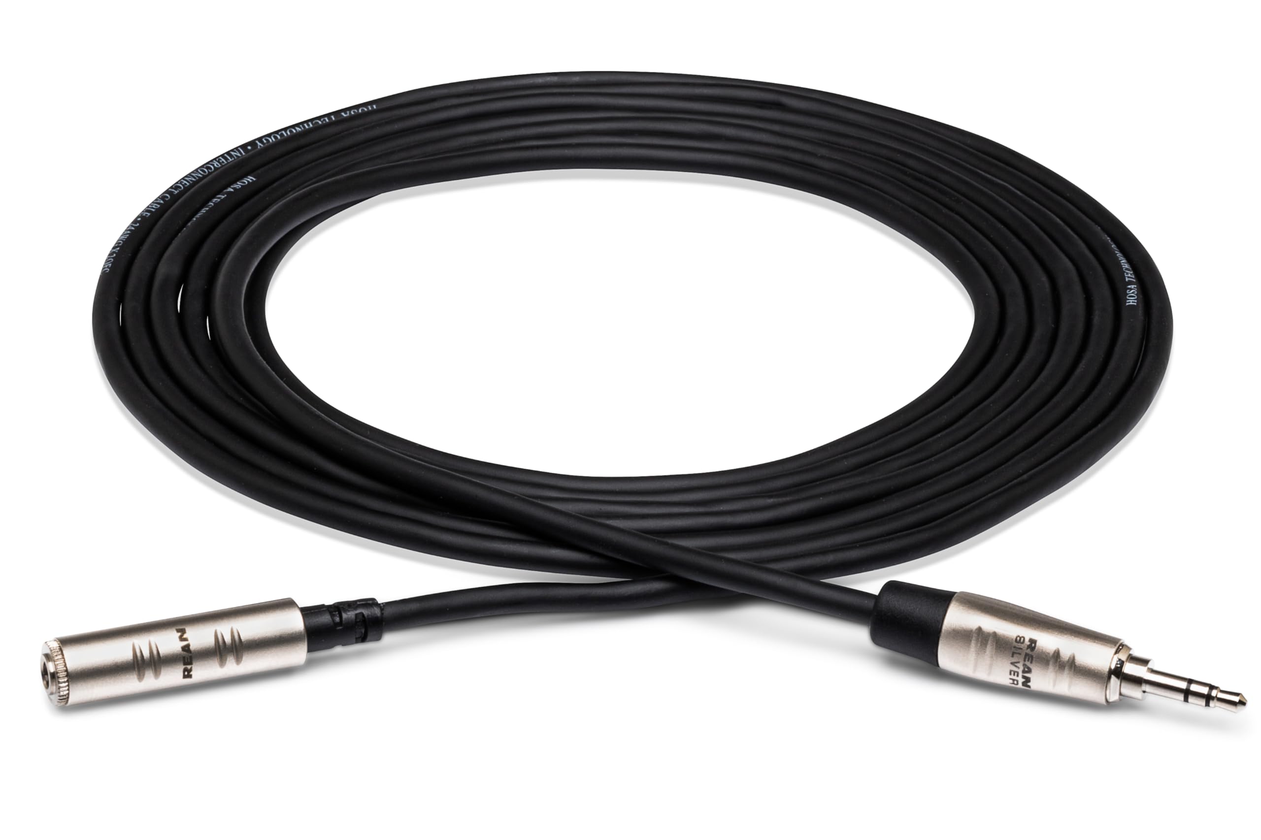 Hosa HXMM-010 Pro Headphone Extension Cable, REAN 3.5 mm TRS to 3.5 mm TRS, 10 Feet