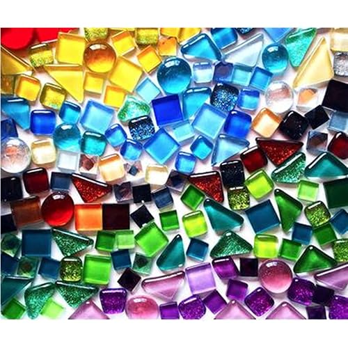 BTMIEY 500g Glue Down Irregular Tiny Mosaic Tile