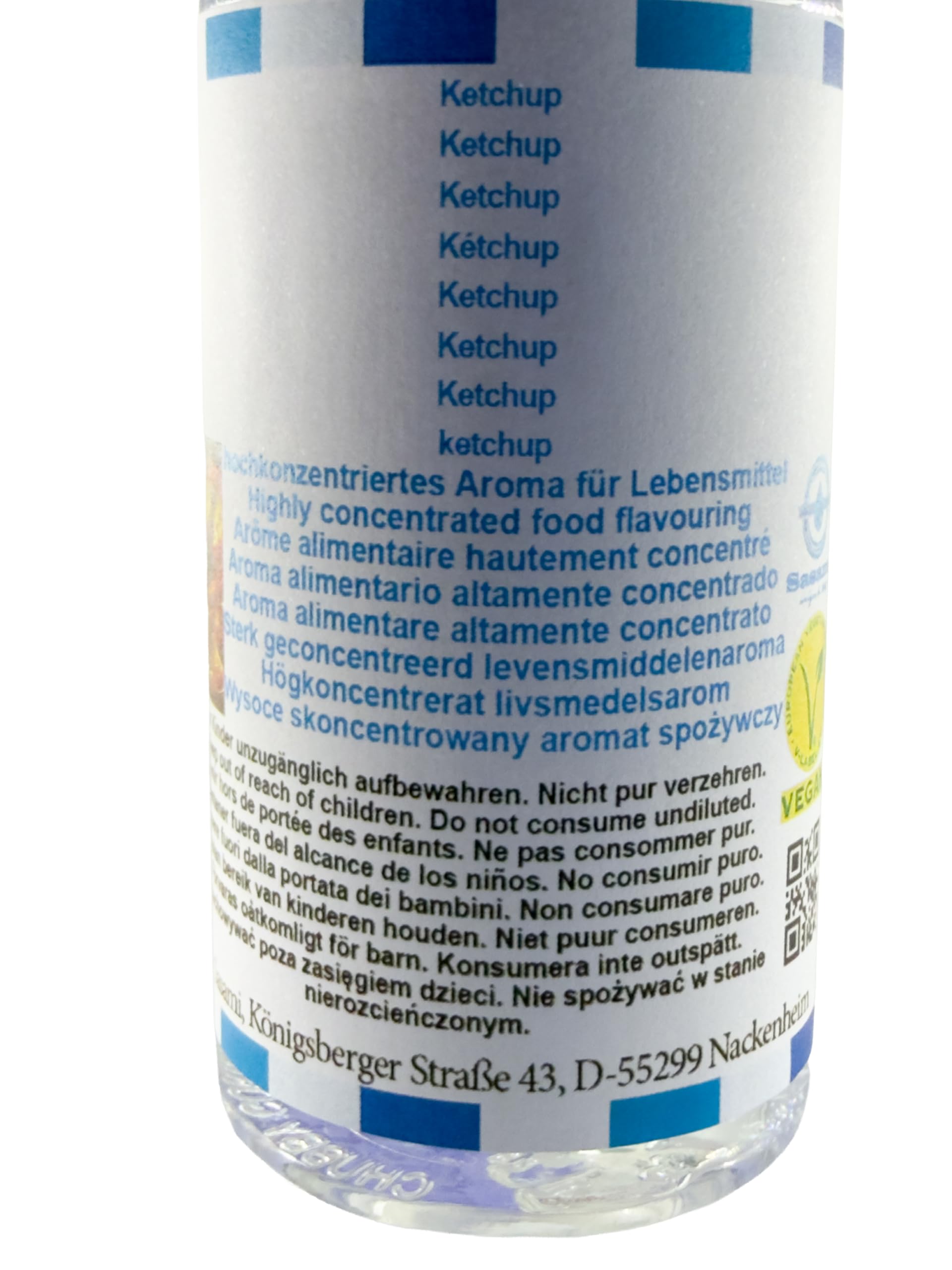 Kétchup aroma concentrado - Vegano - Sasami - 10ml