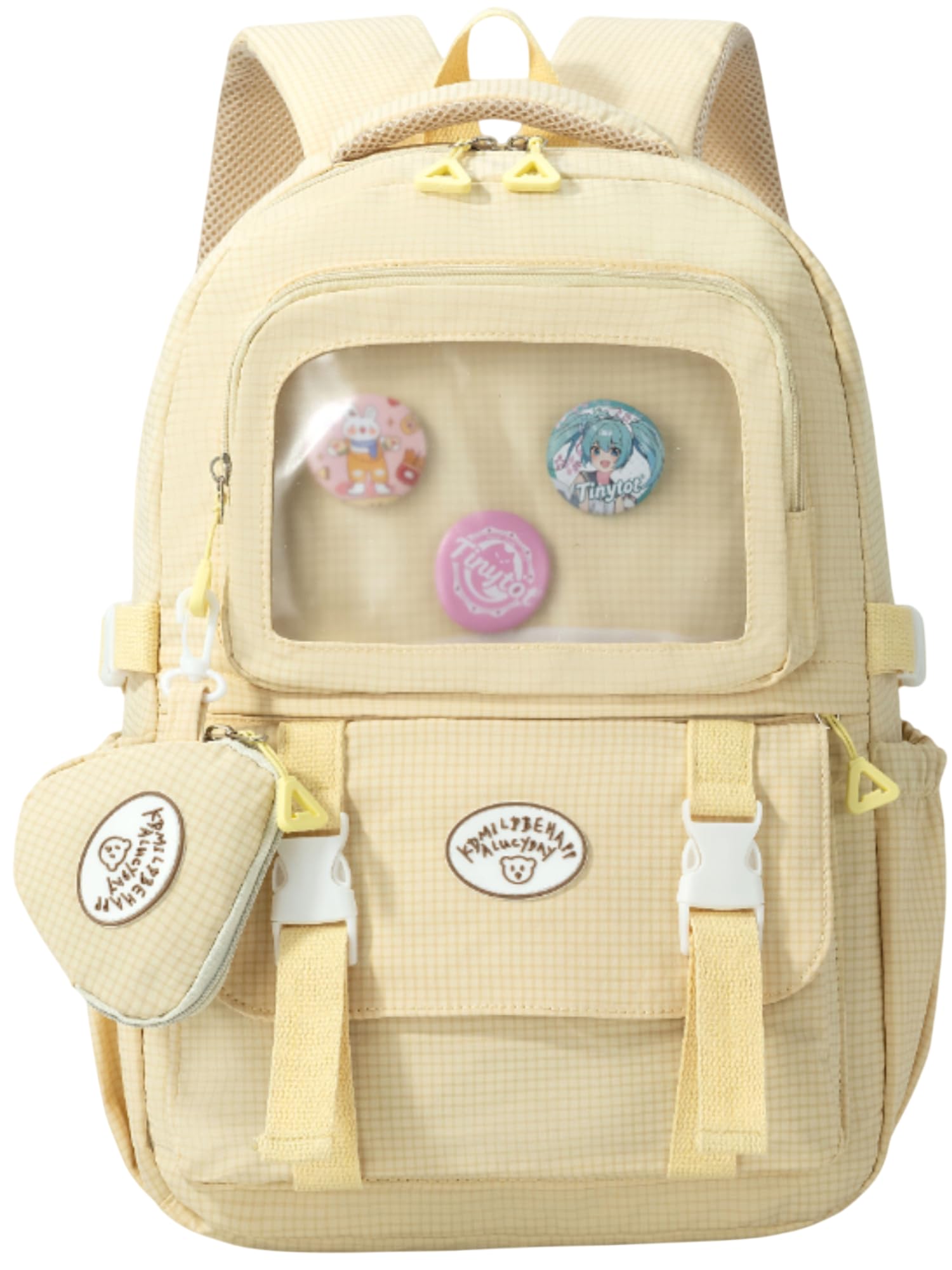 Tinttot 30 Litre, Japanese Korean Style Capybara Niche College Students Light weight School bag Women's Travel Backpack