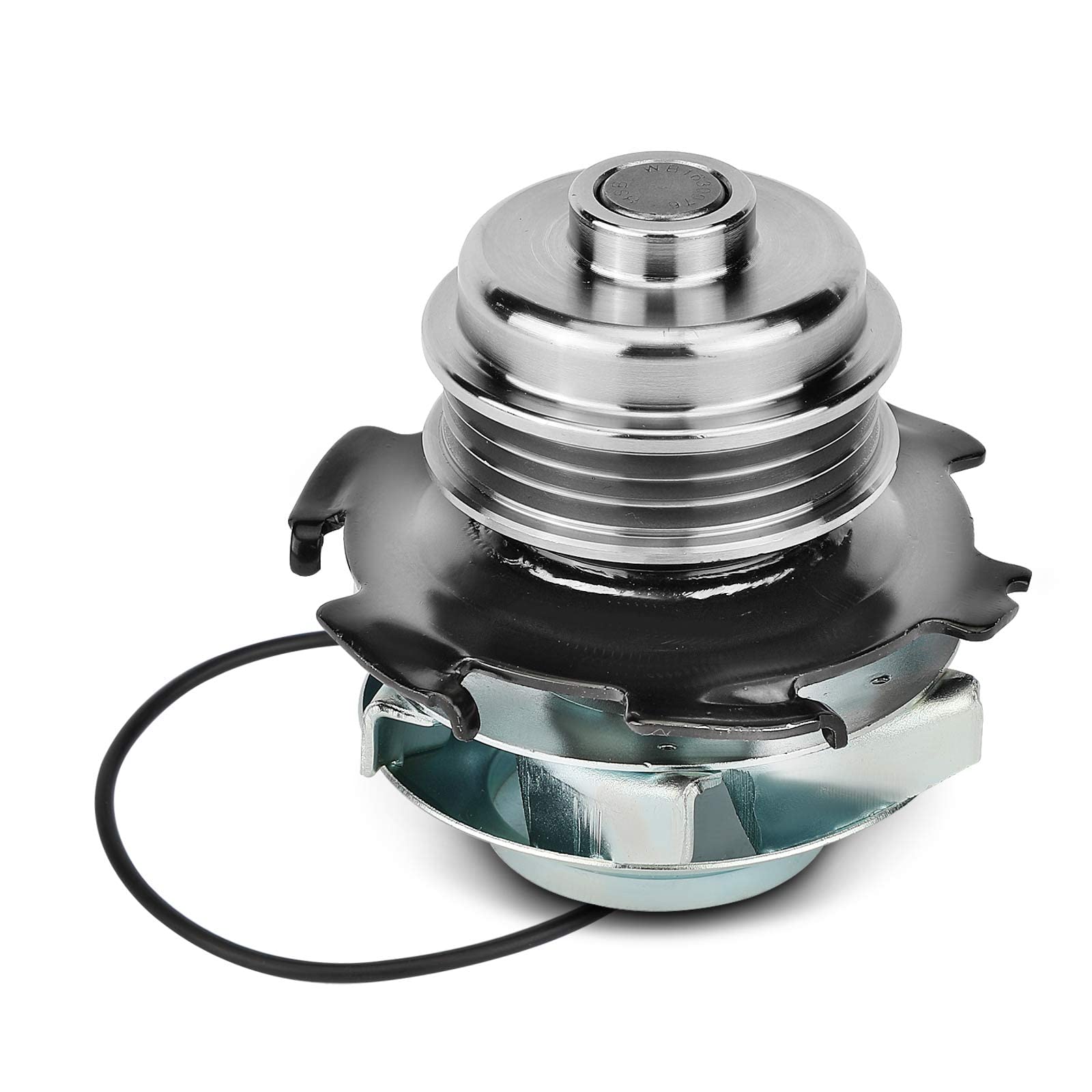 A-Premium Engine Water Pump with Pulley Compatible with Cadillac Eldorado 1995-2002 DeVille 1995-2005 Seville Pontiac Bonneville Oldsmobile Aurora
