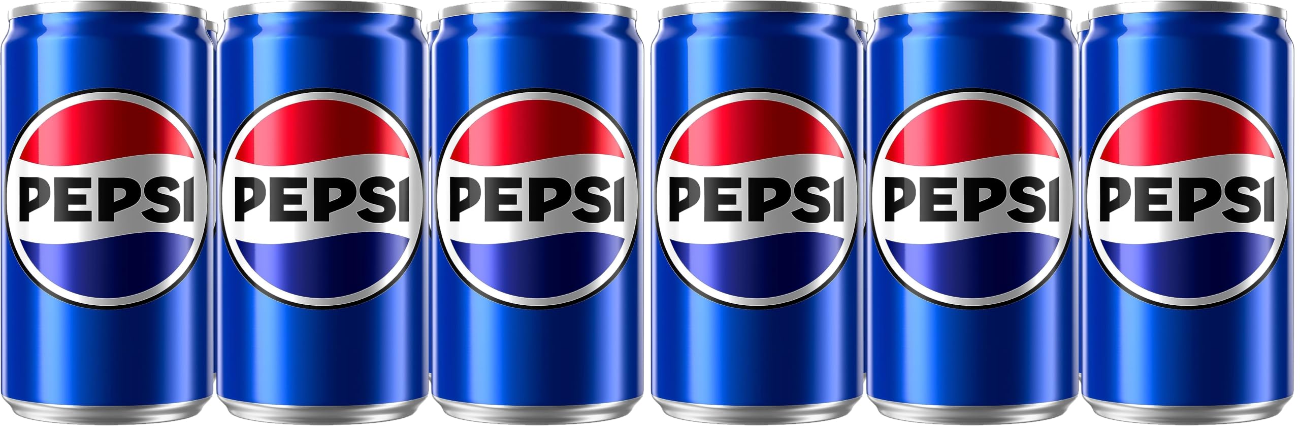 Pepsi Cola Soda Pop, 7.5oz Mini Cans (12 Pack)