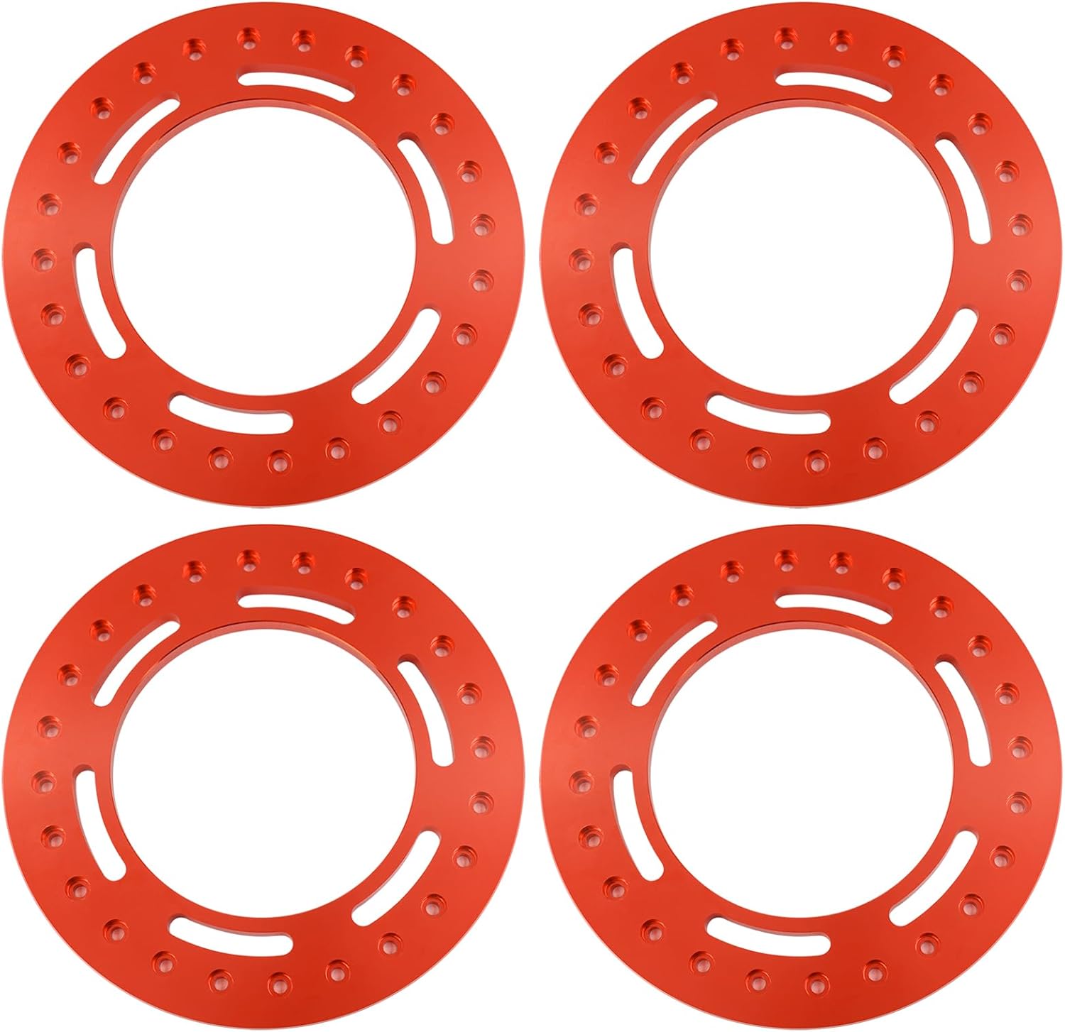 Amazon.com: MORFUM 4PCS Aluminum 2.9 Inch Beadlock Wheels Rims Metal ...