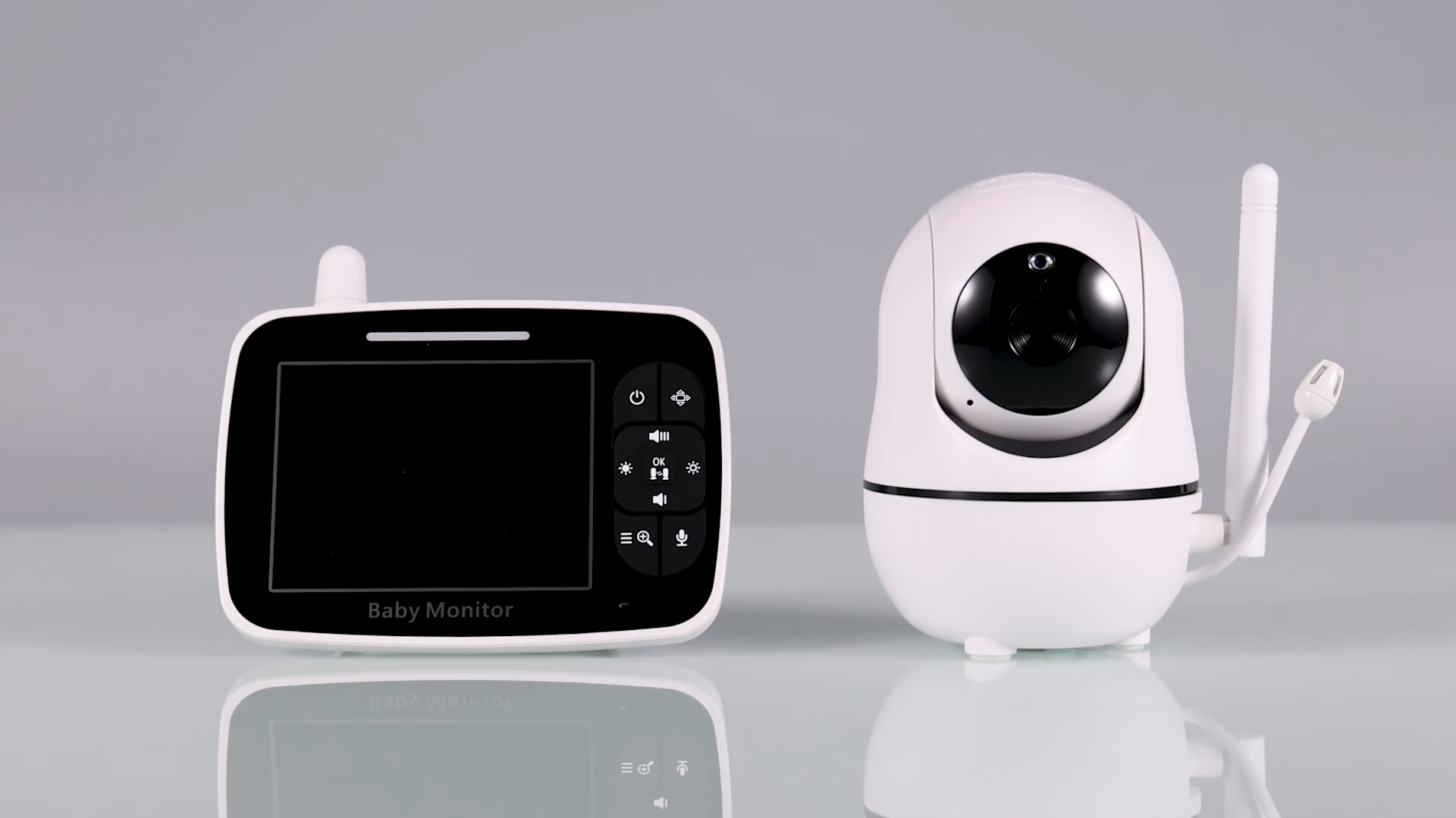 Babyphone Danolt Avec Caméra 720P - Vision Nuit, Audio Bidirectionnel, Support Pivotant - Surveillance Température + Berceuses - 7