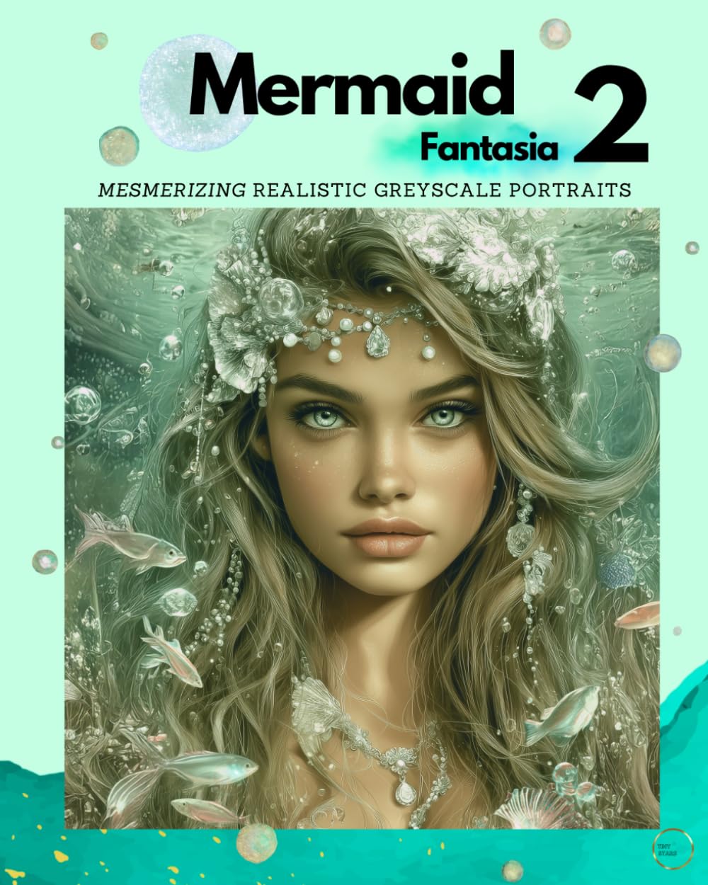 Mermaid Fantasia: Mesmerizing Realistic Greyscale Portraits
