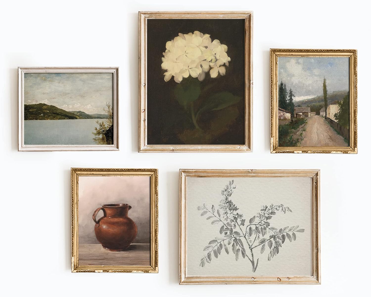 Vintage French Art Prints And Posters Set 5 French Country Wall Decor