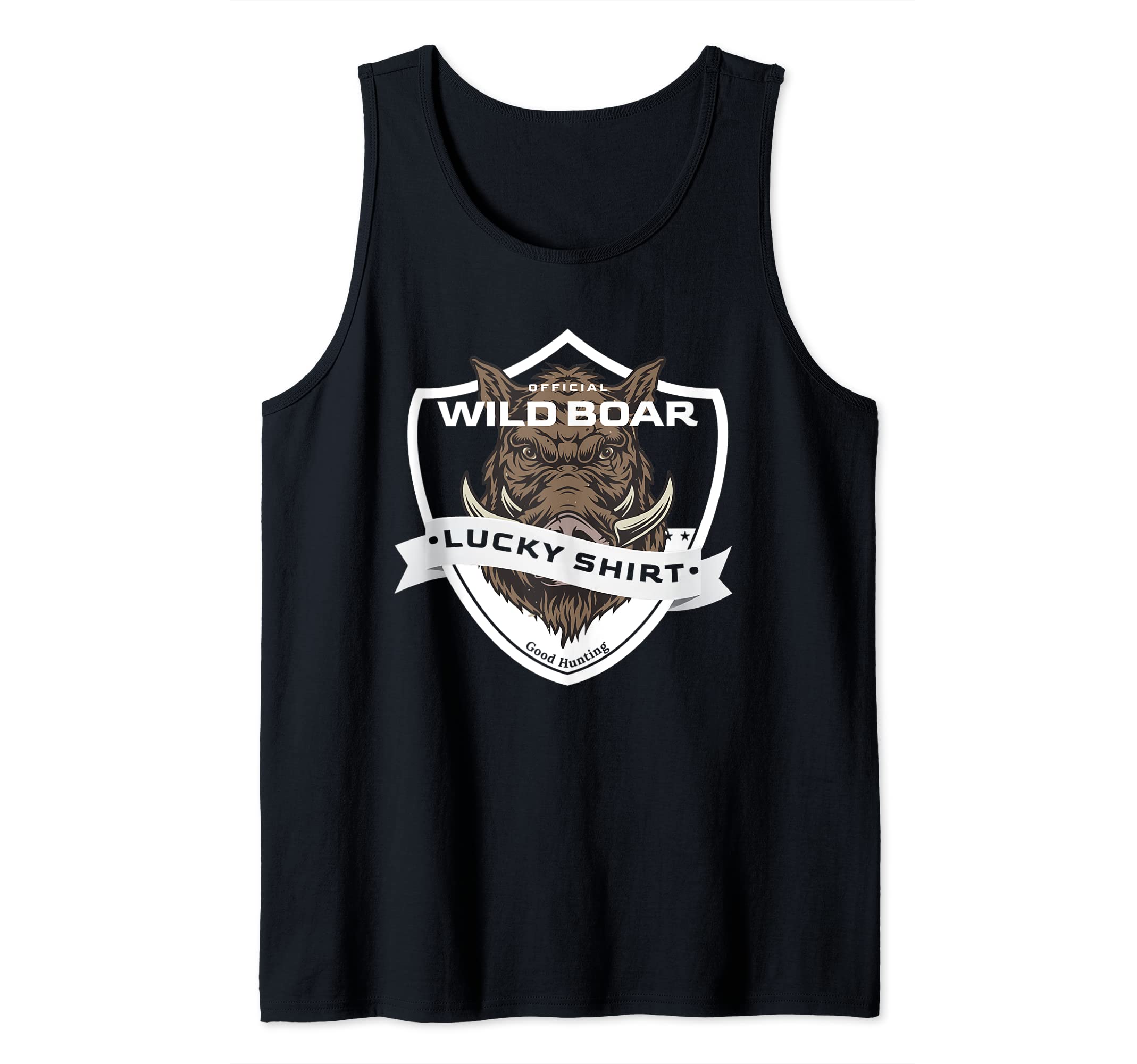 Wild Boar Hunter Lucky Shirt for Wild Boar Hunting Tank Top