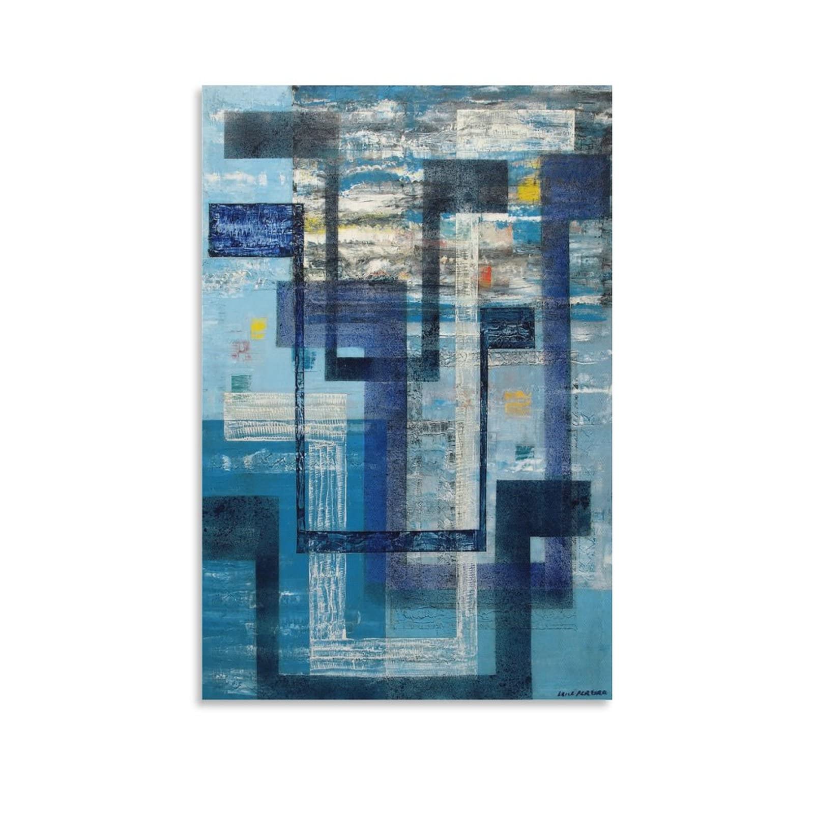 QINGLIN Irene Rice Pereira Poster-The Spirit of Air Circa Canvas Poster Bedroom Decor Sports Landscape Office Room Decor Gift 12x18inch(30x45cm)