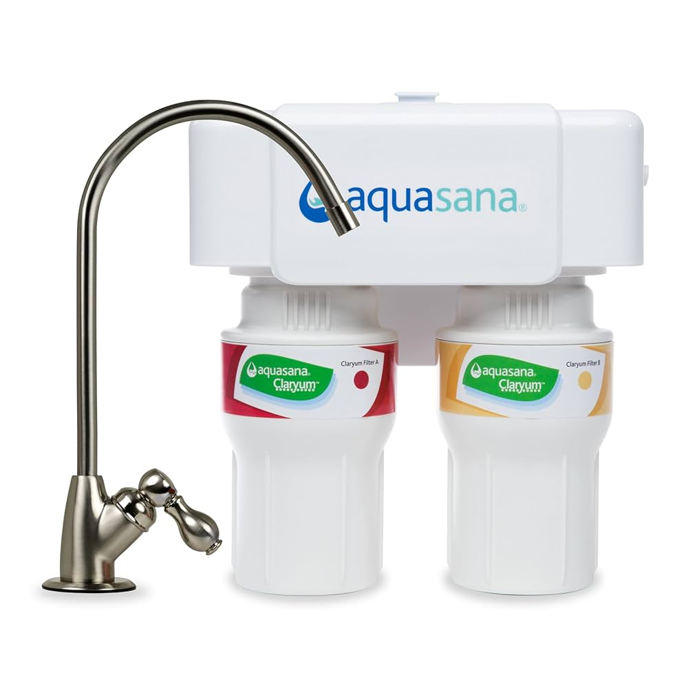 ファンデーション naaana Aquasana Under Sink Water Filter System - Reduces PFAS, Lead