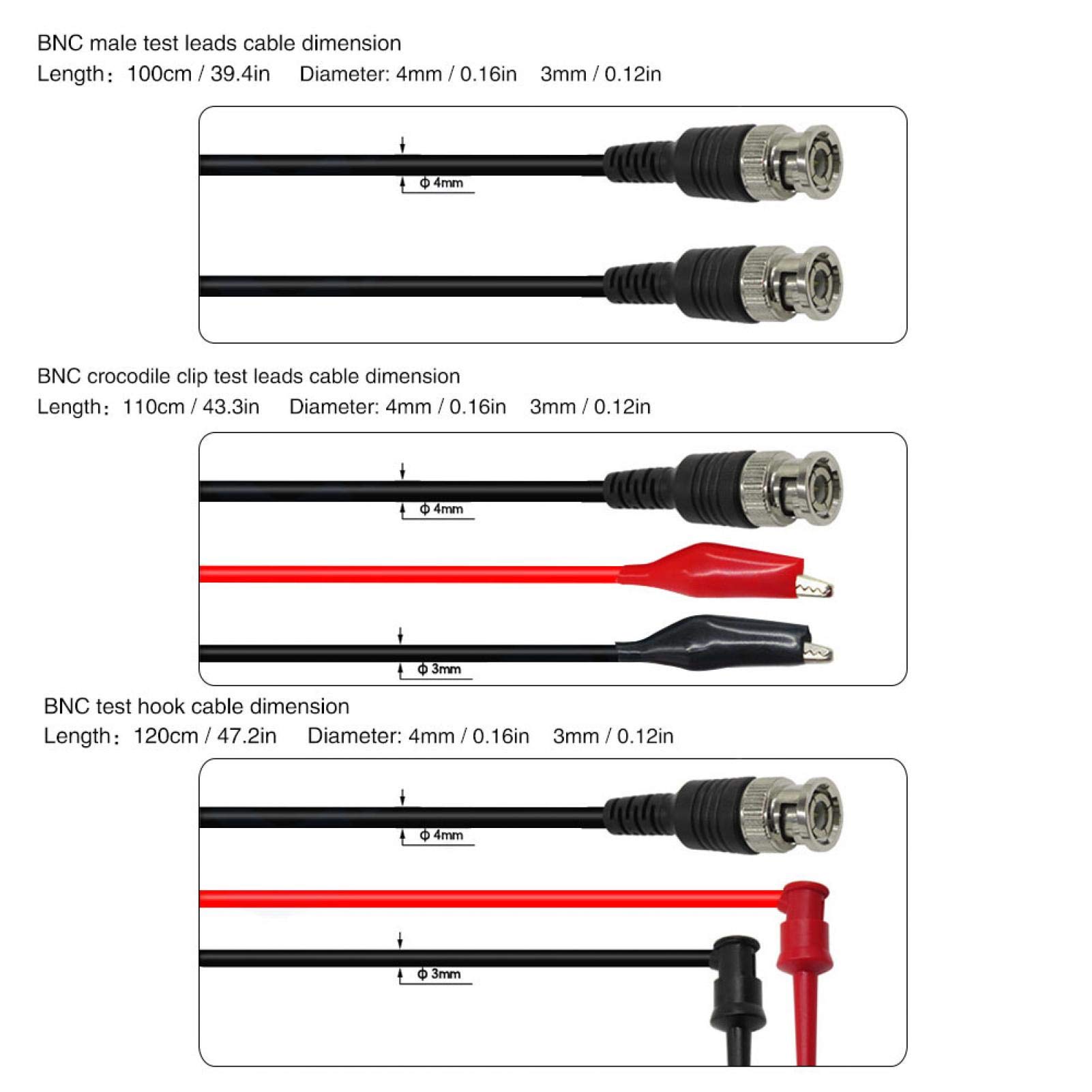 Przewód testowy, kabel multimetrowy, kabel testowy, z żółtą osłoną ochronną przewody oscyloskopowe kabel, wygodny do chemicznego przemysłu hydraulicznego konstrukcji metalurgicznej