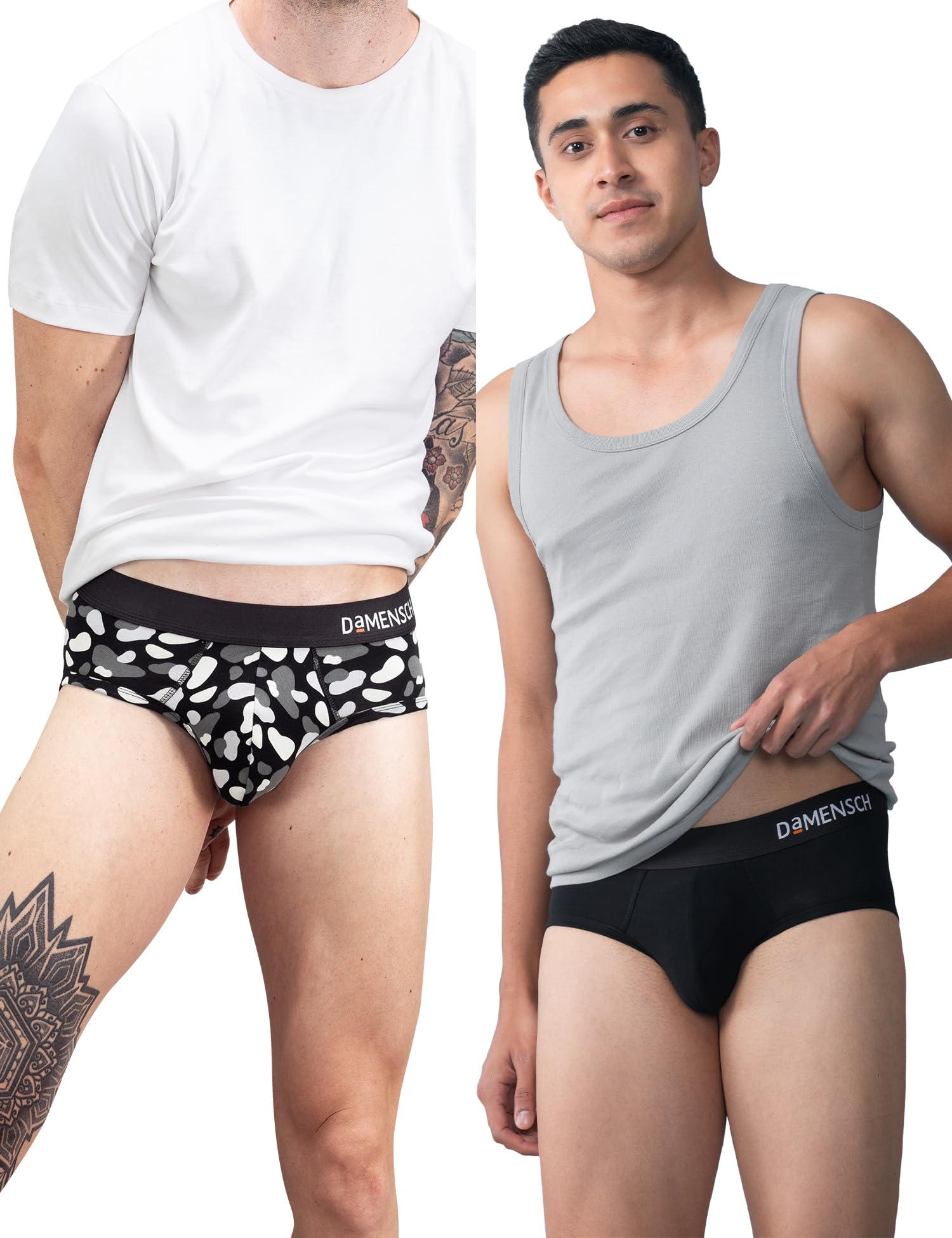 DAMENSCH Men's Regular Fit Solid Brief