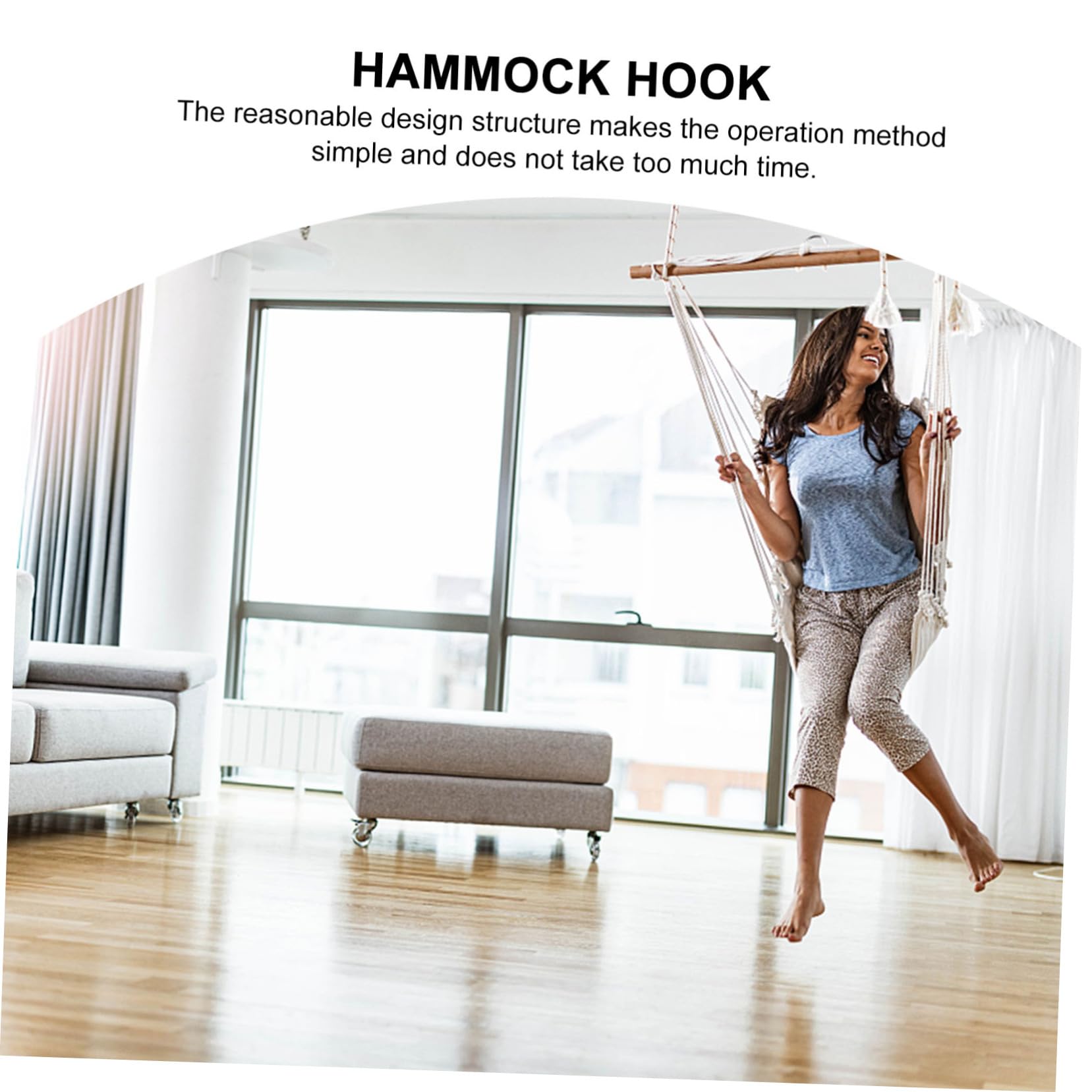 Schaukel Befestigung Haken Outdoor Indoor Schaukelhaken Für Schaukel Stuhl Hängematten Mit Hoher Tragfähigkeit Aus Edelstahl Für Sandsäcke Und Fitnessgeräte