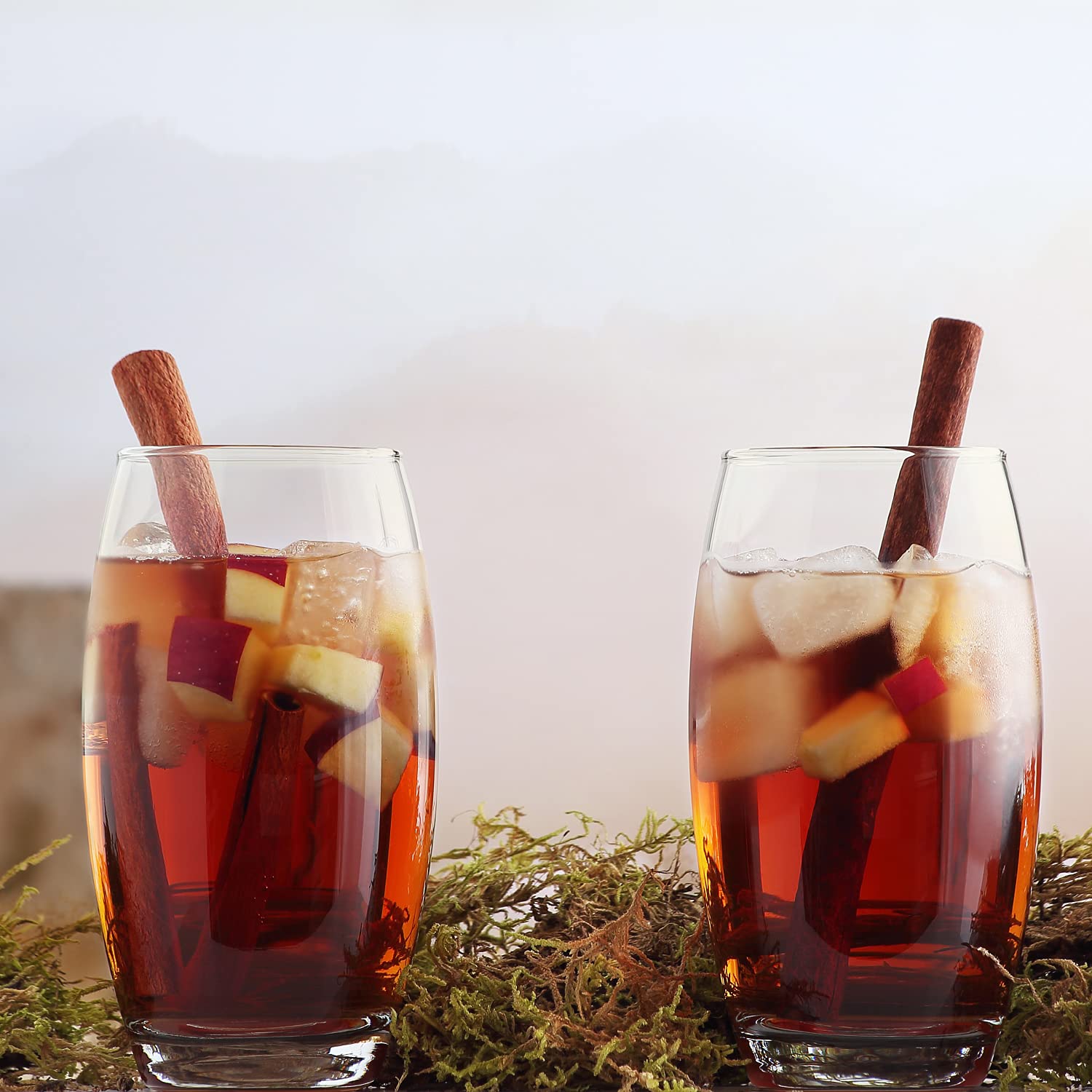 Lot De 6 Verres Courts Empire 400 Ml Transparent – Verres à Cocktails, Eau Ou Terrarium, Fabriqués En Europe Par LAV