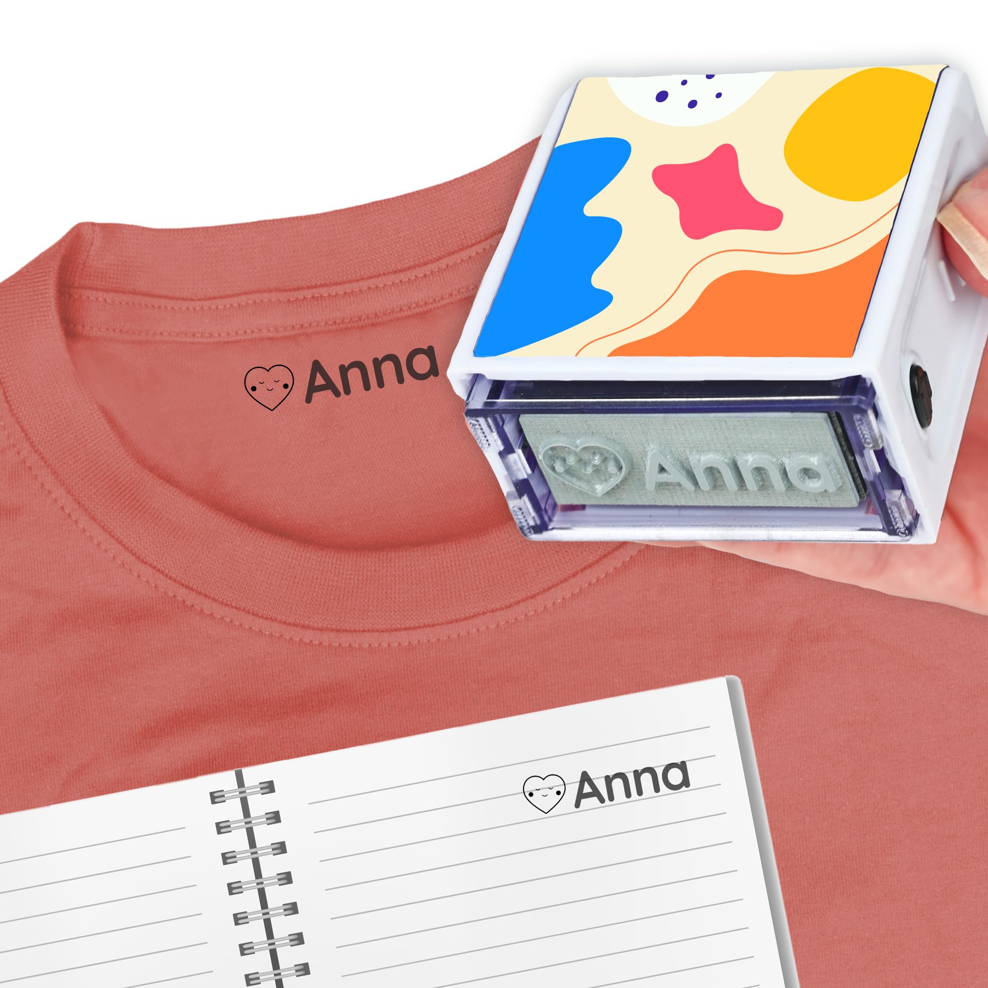 Personalisiertier Namensstempel Für Kinder - Textilstempel Für Kleidung & Bücher