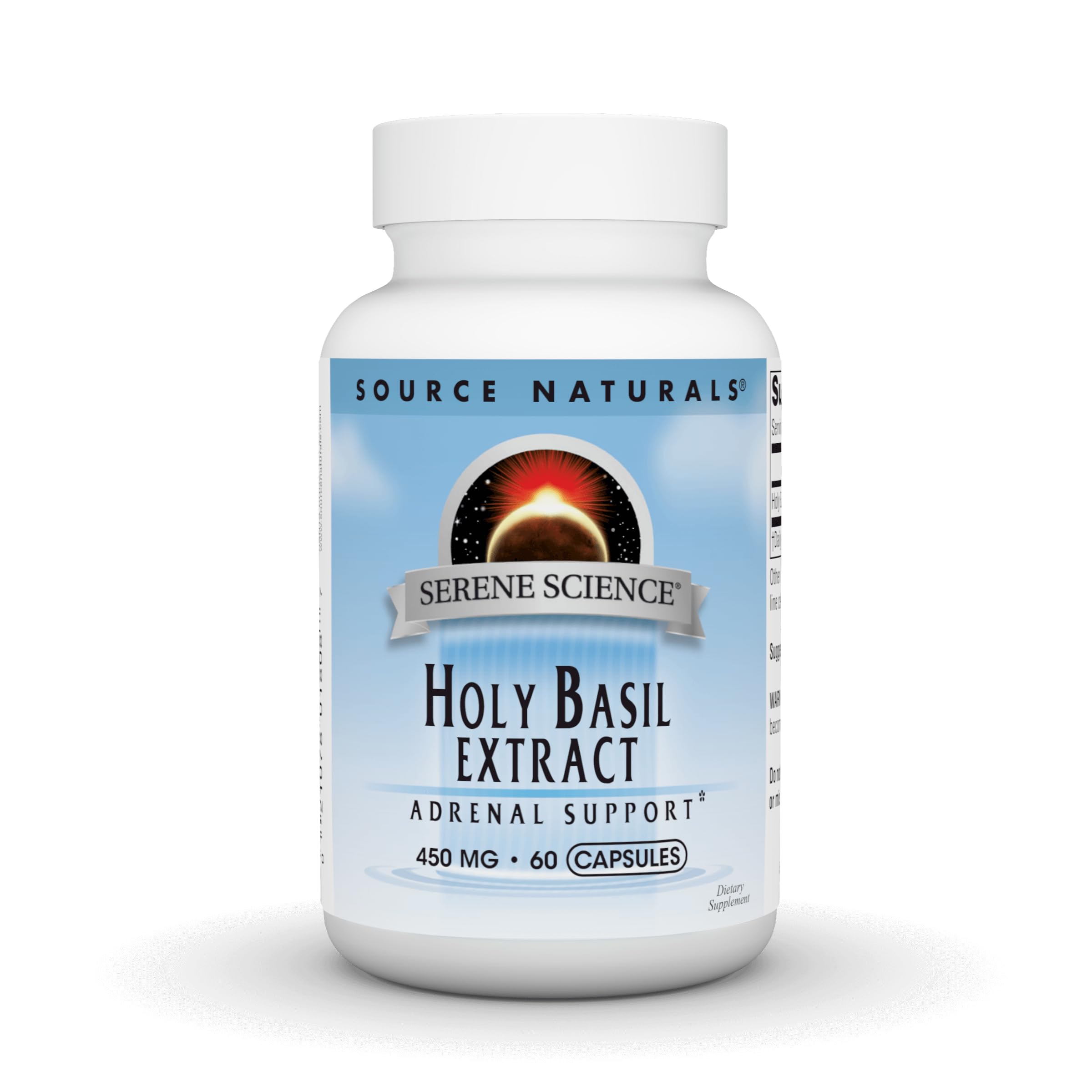 Source Naturals Serene Science Holy Basil Extract, 450 mg - 60 Capsules 60 Count (Pack of 1)