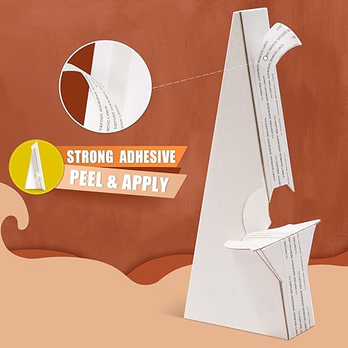 Miniatura 3 de Golden State Art, Parte trasera de caballete de cartón, soporte de caballete autoadhesivo, calidad de archivo, sin ácidos, doble ala de 7 pulgadas,