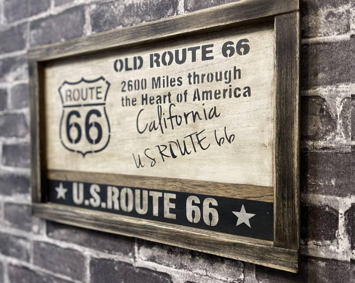 Amazon.co.jp: 男前インテリア ルート66 ROUTE66 ヴィンテージ風