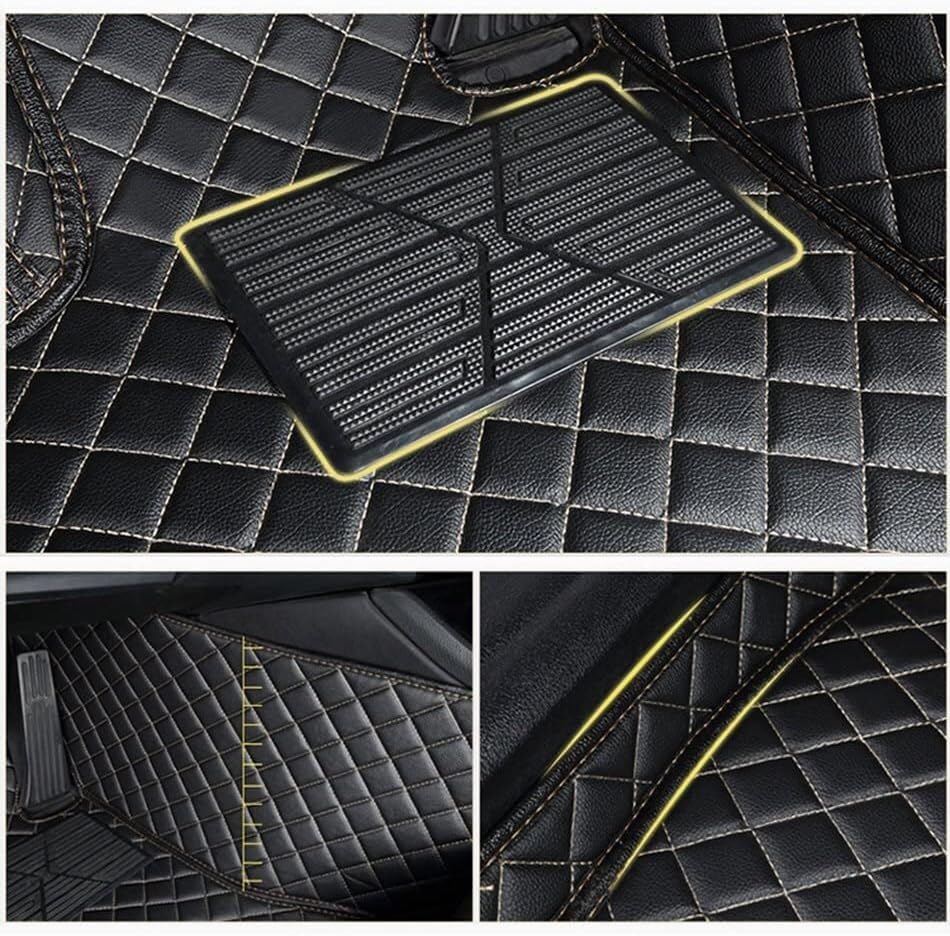 Tapis de voiture en cuir antidérapant et sur mesure pour Ford Fusion 2007-2013