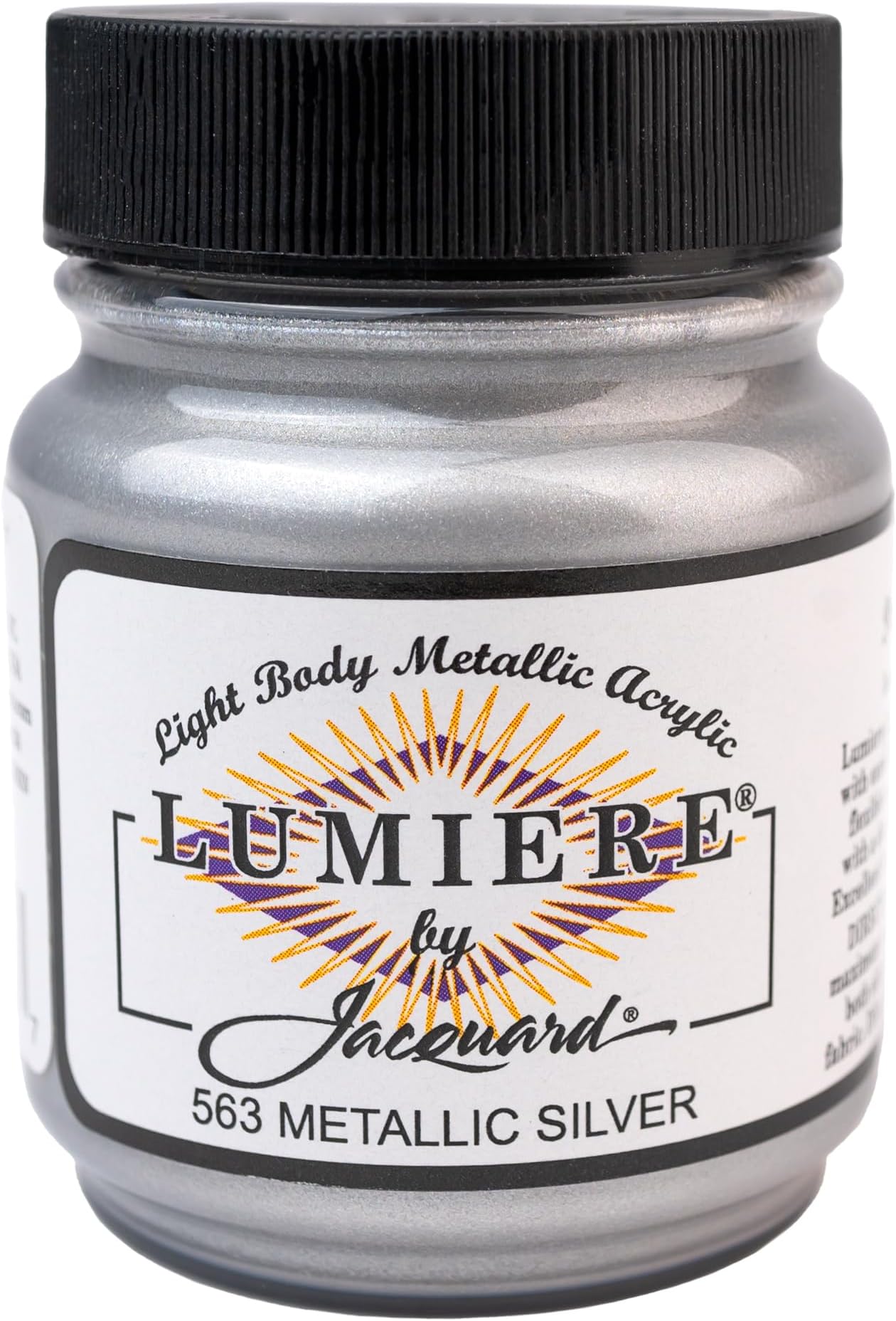 Jacquard Lumiere Paint Met Silver 2.25Oz