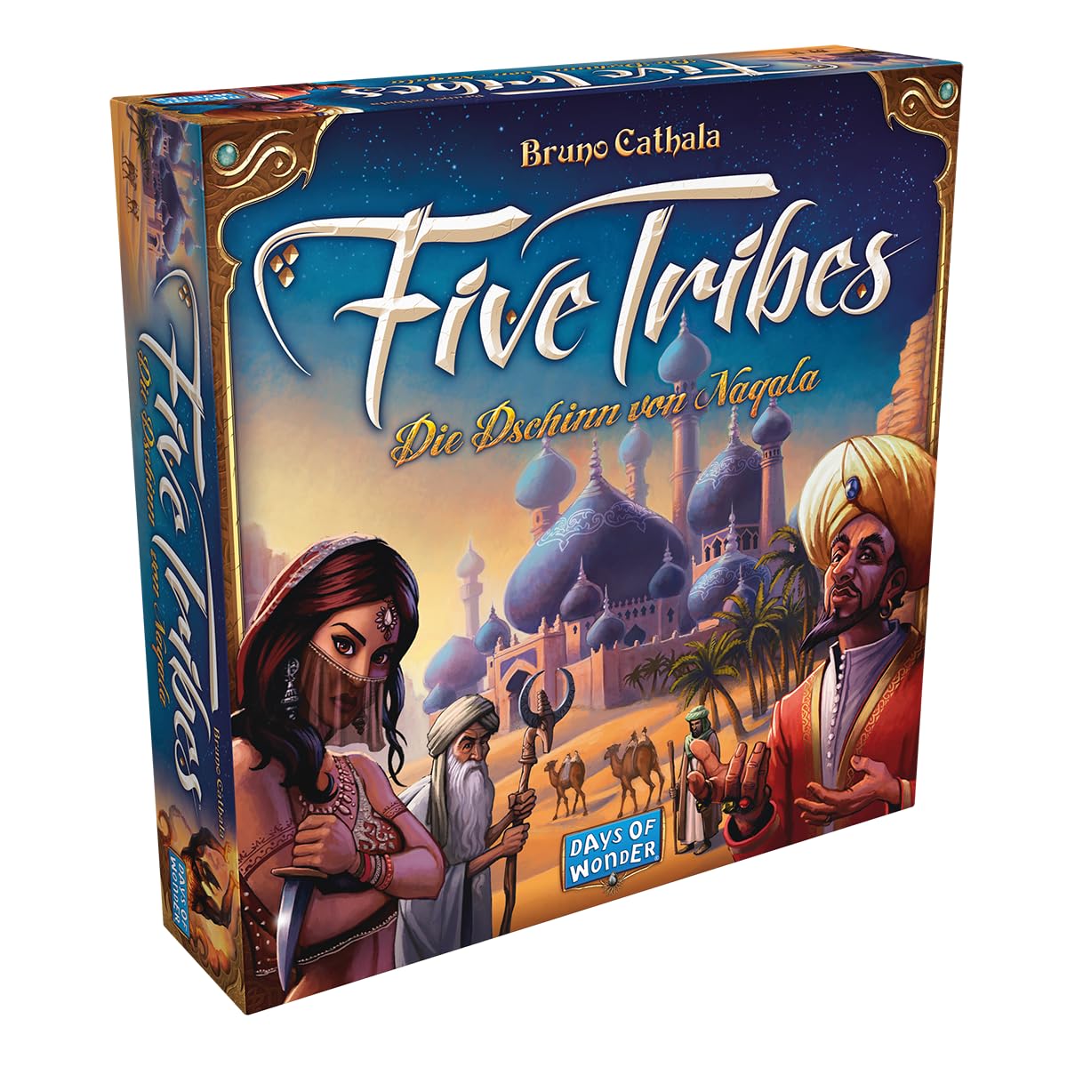 Days of Wonder 878461 - Five Tribes, gra planszowa