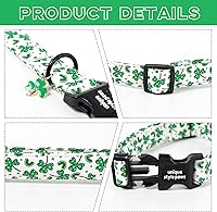 Vista 252 de Unique Style Paws - Collar rosa con hebilla de metal, duradero y lindo para perros pequeños a grandes