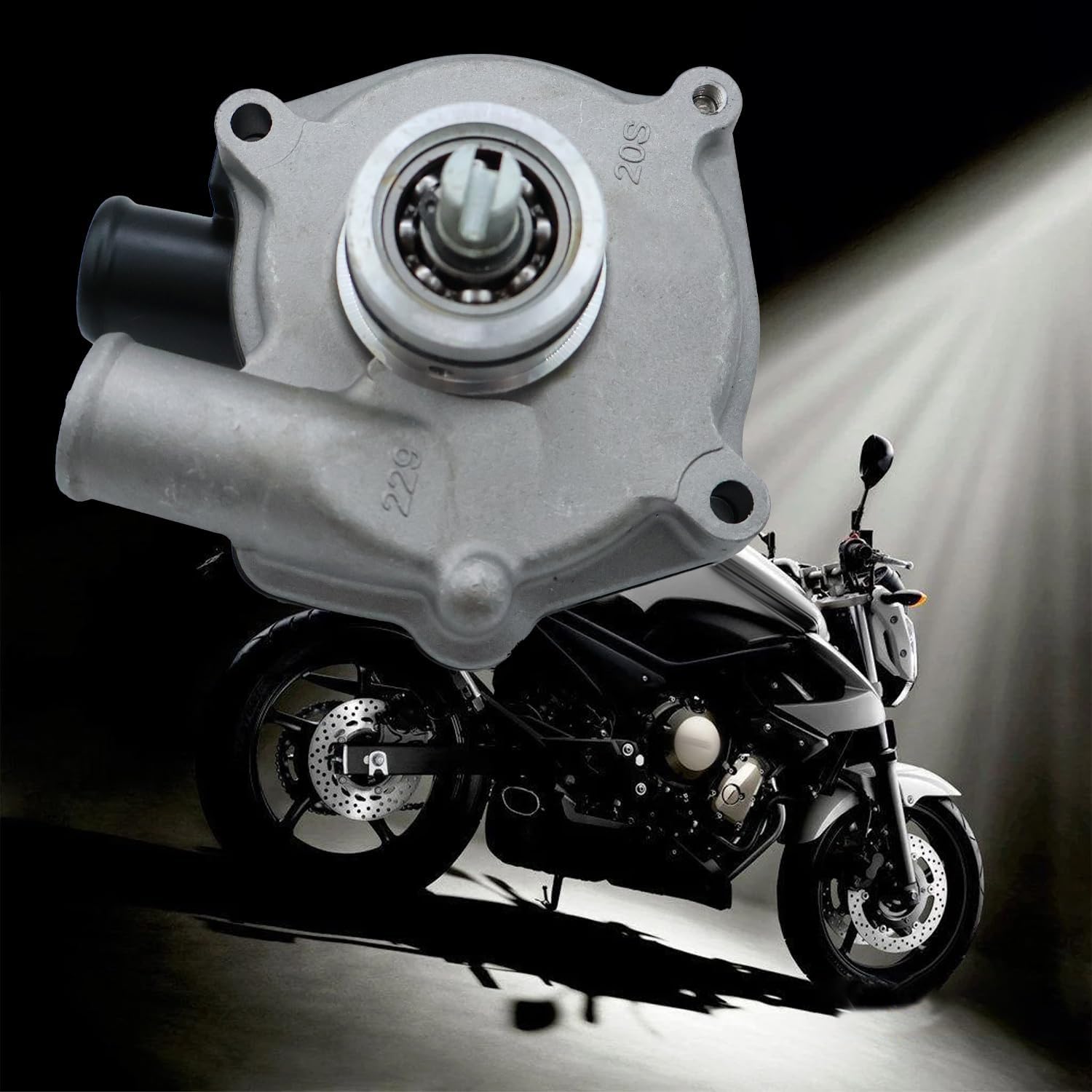 LOONGPART Water Pump Assy Compatible with Yamaha YZF R6 YZF-R6 1999-2005 2C0-12420-00-00