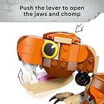 LEGO Jurassic World Petit T-Rex Eatie - Jouet Dinosaure de Construction pour Enfants, Garçons et Filles, Âges 7+ - Idée Cadeau pour Anniversaires et Fans - avec Mâchoire, Tête et Queue Mobiles - 76967