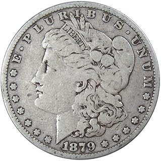 1879 Morgan Dollar VG Very Good 90% Silver $1 US Coin Collectible