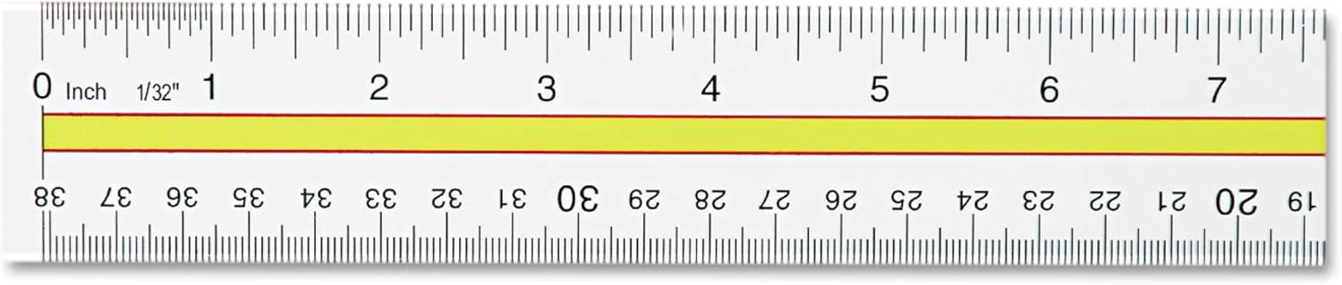 Amazon.com: Acrylic Data Highlight Reading Ruler With Tinted Guide, 15 ...