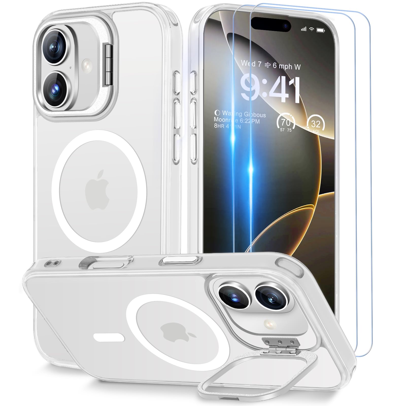 Beeasy Cover per iPhone 15 MagSafe con Cavalletto, Custodia | FindTheDeal