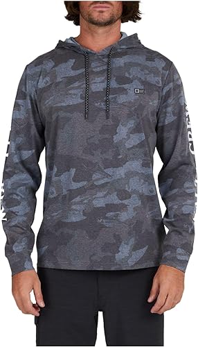 Vista 3 de Salty Crew Deckhand Hood Tech Tee - Hombre