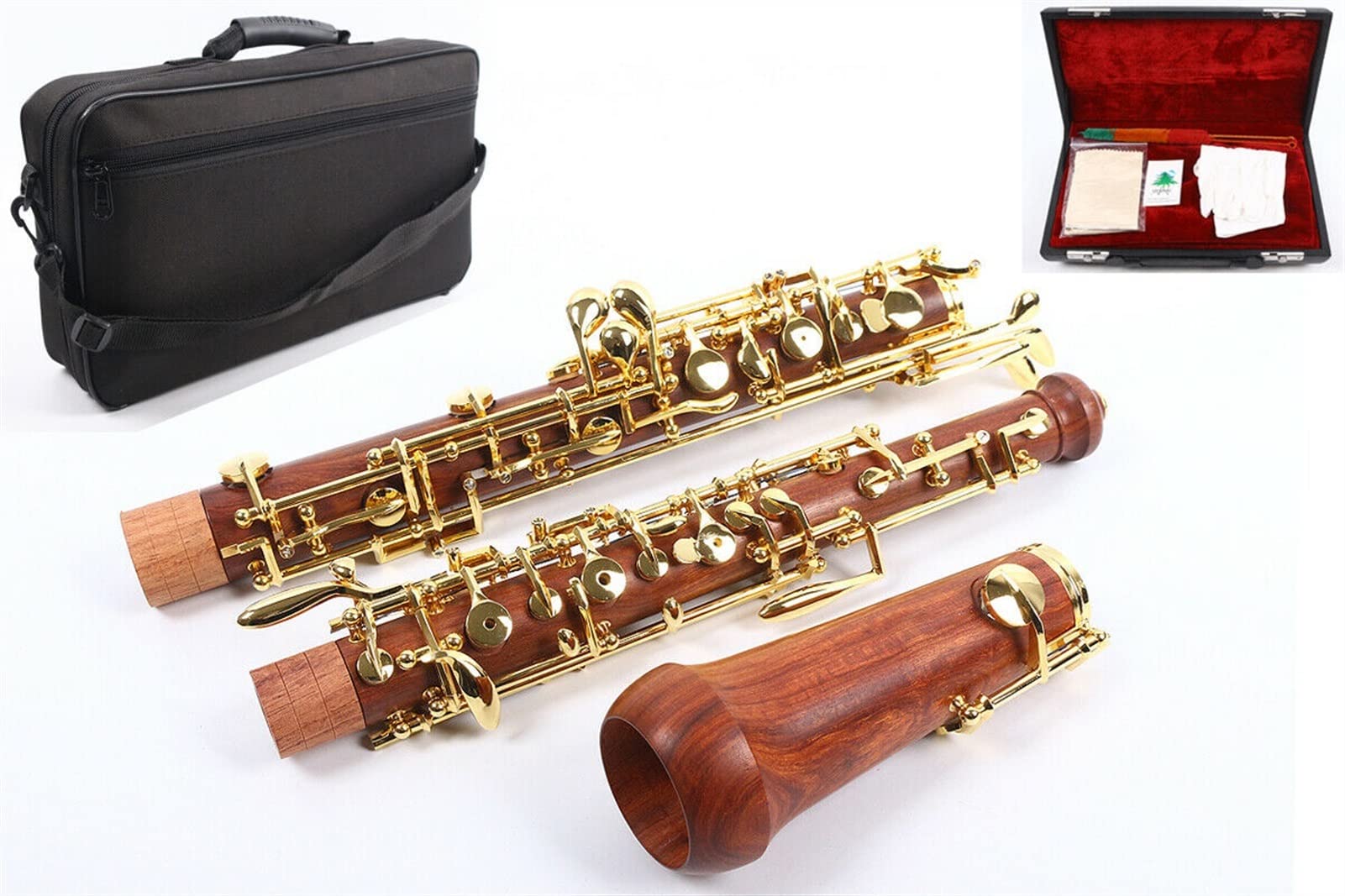 Strumento Oboe Nuovo Oboe C Tone Body Body Body Golden Key Silver Plated Profession Sound Wooden Principiante di Oboe