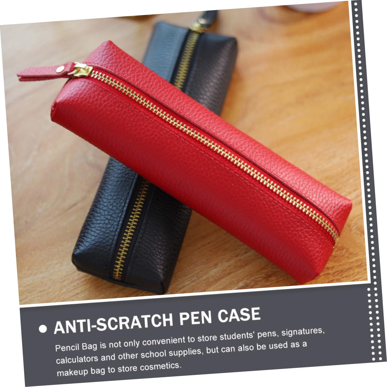NUOBESTY 3pezzi Borsa Portapenne Multifunzionale Antistrappo Con Chiusura Cerniera Organizer Per Cancelleria Astuccio Da Viaggio Per Scuola e Ufficio Design Elegante e Leggero Capacità