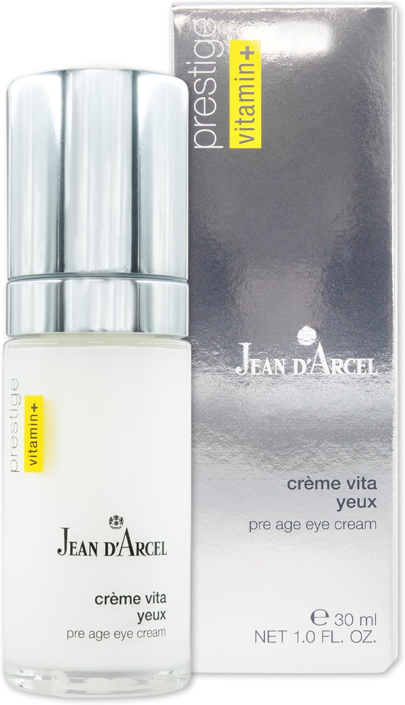 PRESTIGE crème vita yeux - anti-ageing eye cream against wrinkles & dark eye shadows - with vitamin C, A & E - pre age eye cream - 30 ml