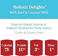 Vista 25 de Solid Gold Alimento húmedo cremoso para gatos; Holistic Delights Leche de atún y coco, bolsa de 24 unidades / 3 onzas