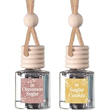 CANDECraftCo 2 Pack Hanging Car Air Freshener Diffuser for Essential Oils