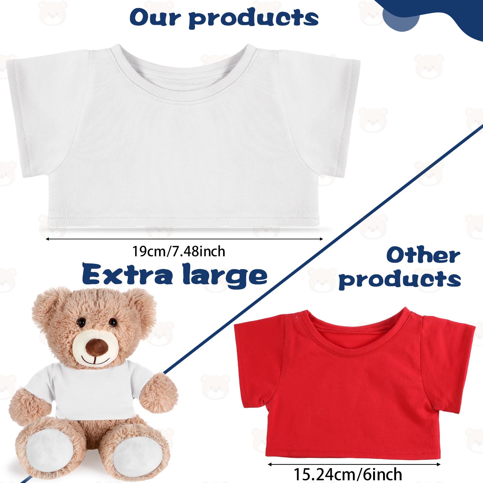 トップス VAULTROOM / STUFFED BEAR TEE / XL size Lala Teddy Bear Hug Boxy Tee - Relaxed Fit, Garment-Dyed Cotton