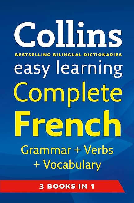 Collins vocabulary. Complete french. Collins easy learning french grammar and practice. Italian grammar book. Complete french.