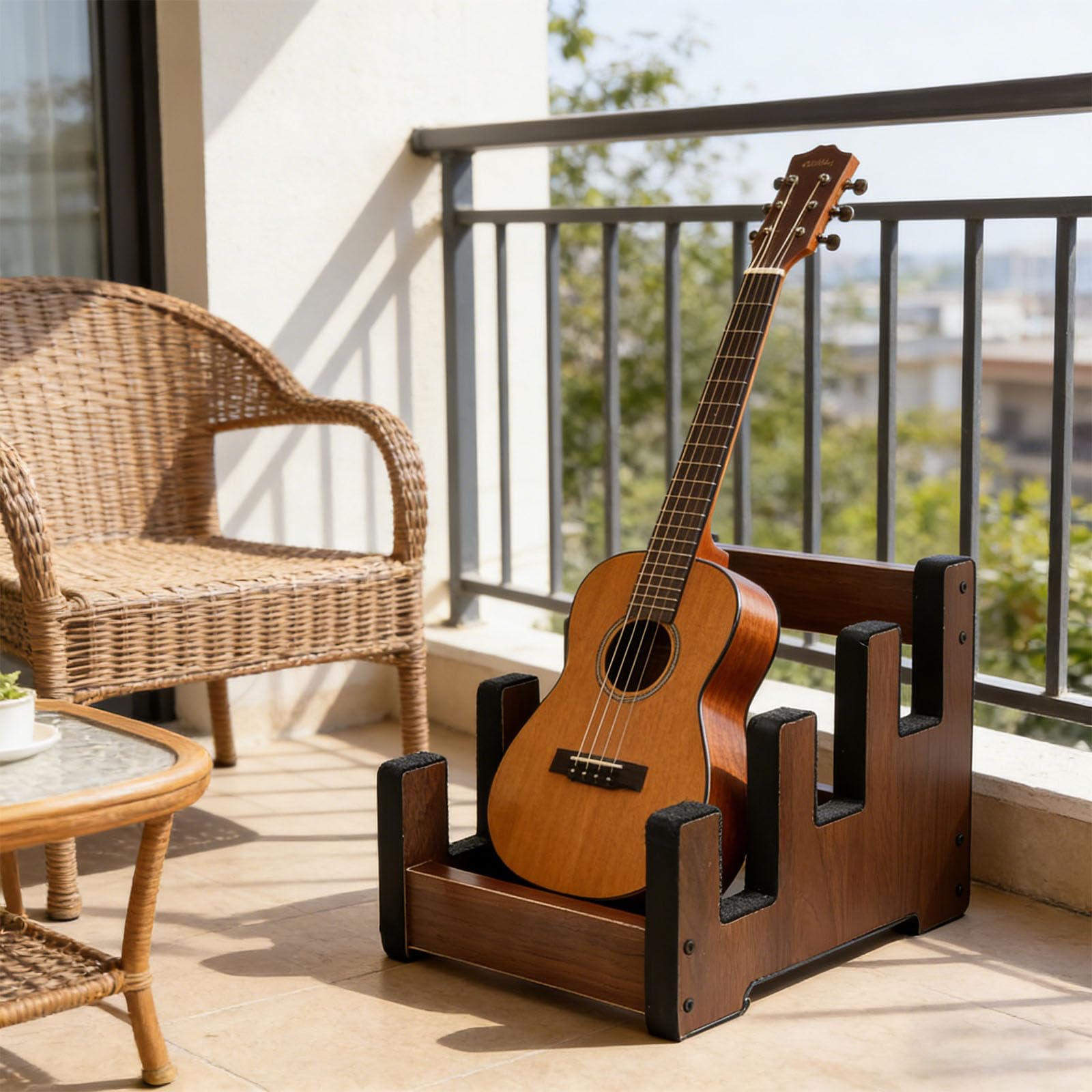 Professionelles Gitarrenständer, weiches Futter, schützt Instrumente, hält 3 Gitarren, kompakt für Studio, Heimdekoration, Multi-Gitarrenständer