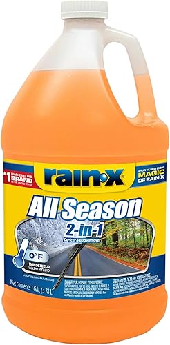 Miniatura 2 de Rain-X All Season 0°F 2 en 1 - Líquido limpiador de parabrisas y removedor de insectos - 1 galón