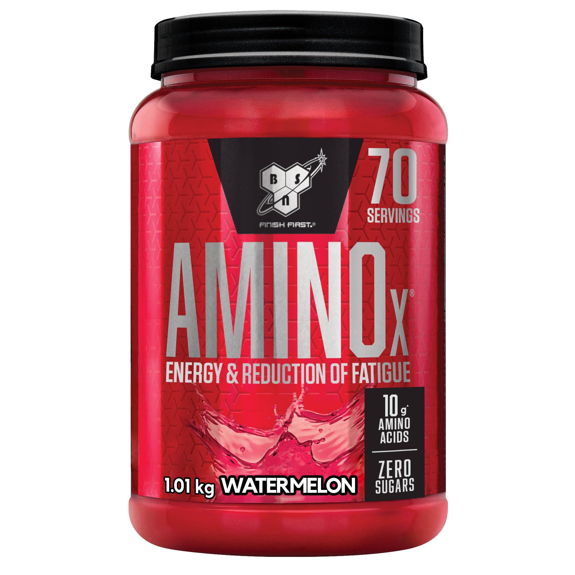 BSN Nutrition Amino X Supplement mit Vitamin D, Vitamin B6 und Aminosäuren, Wassermelone-Geschmack, 70 Portionen, 1kg