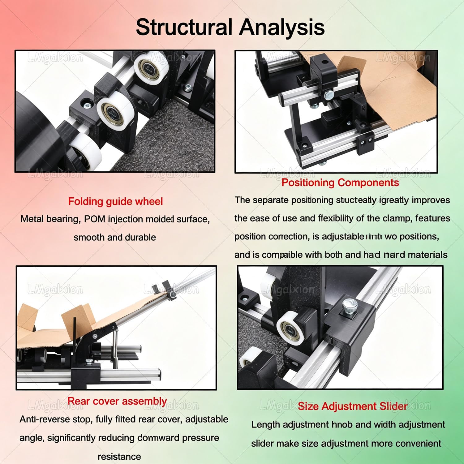 Plantilla Ergonómica Manual para Plegar Cajas,Formadora De Cartón Ajustable Length65cm-Width65cm | Protege Tus Dedos Y Agiliza El Embalaje.Para Cajas De Envío