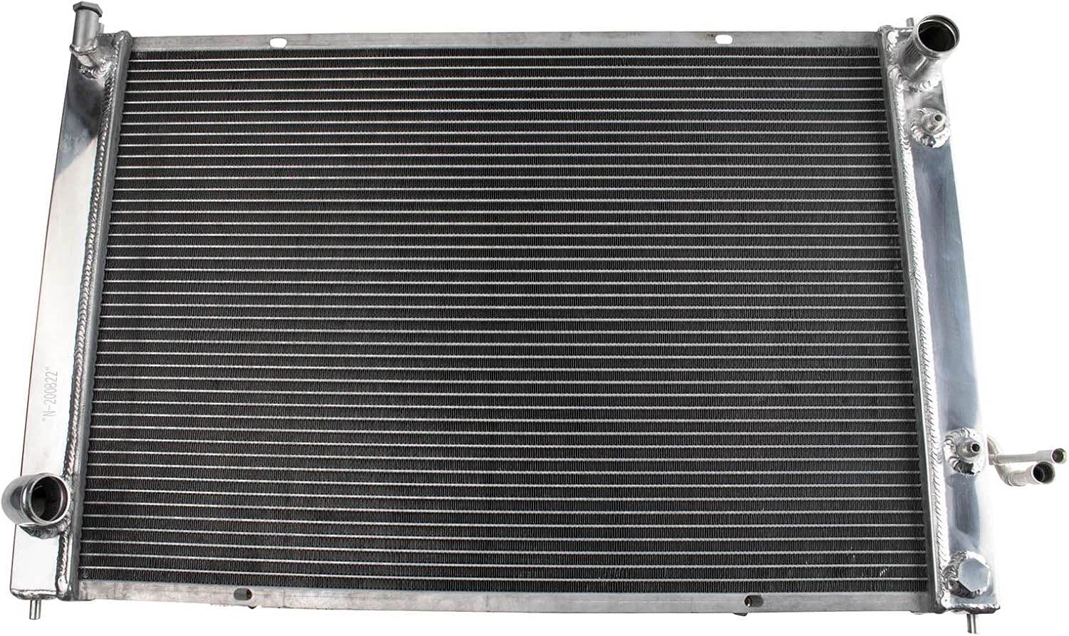 TRQ Radiator & AC Condenser Assembly for 2007 Infiniti G35 Sedan Automatic Transmission, 2008 G35, 2008-2010 G37, 2011-2013 G37 Automatic Transmission, 2010-2012 370Z Convertible AT, 2013-20 370Z AT