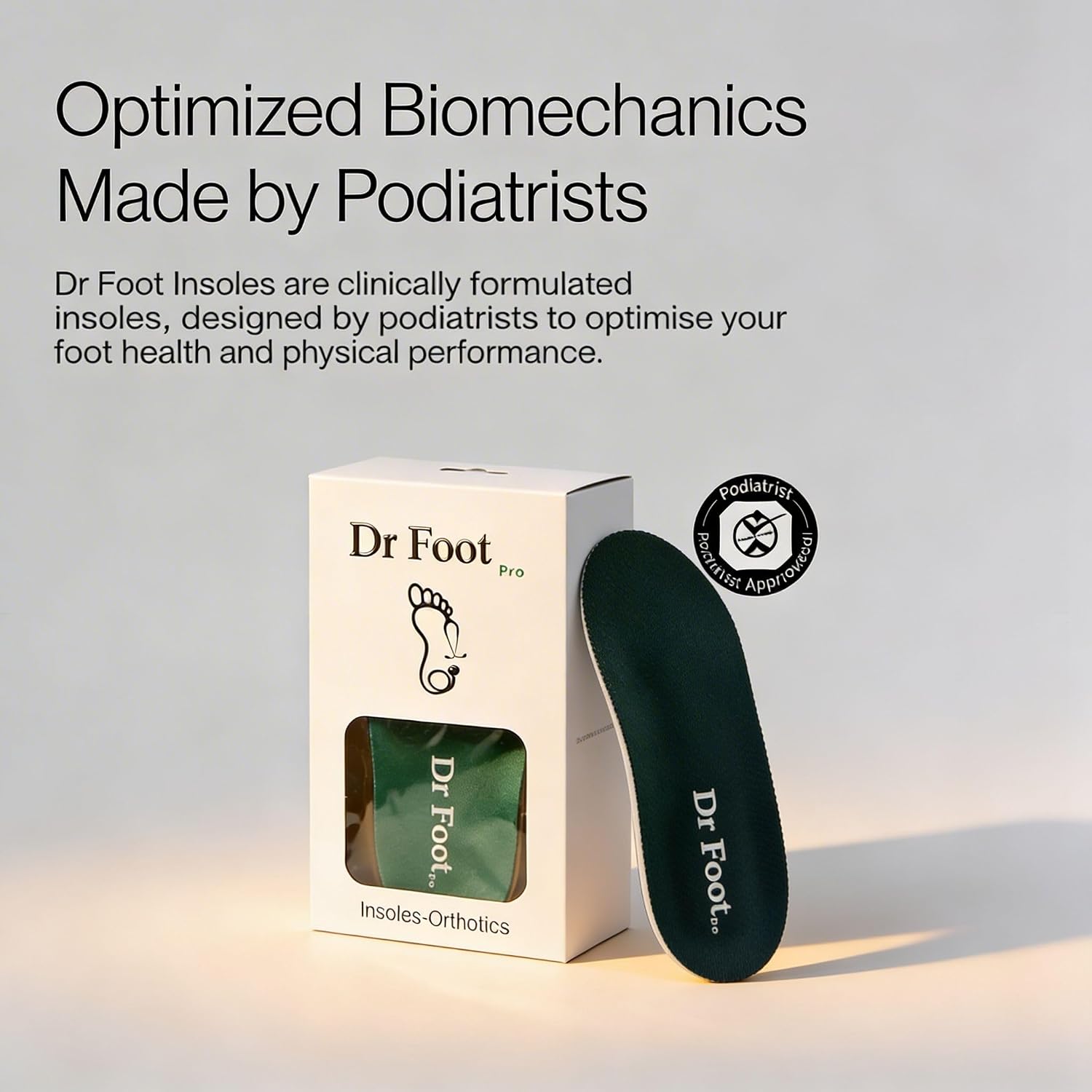 Dr Foot Pro Insoles - Medium