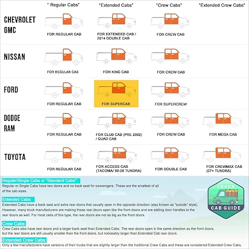 Miniatura 6 de Pareja Estribos de 5.5 pulgadas negrosescalones lateralesbarras nerf compatibles con Ford F150 de cabina extendida 04-14