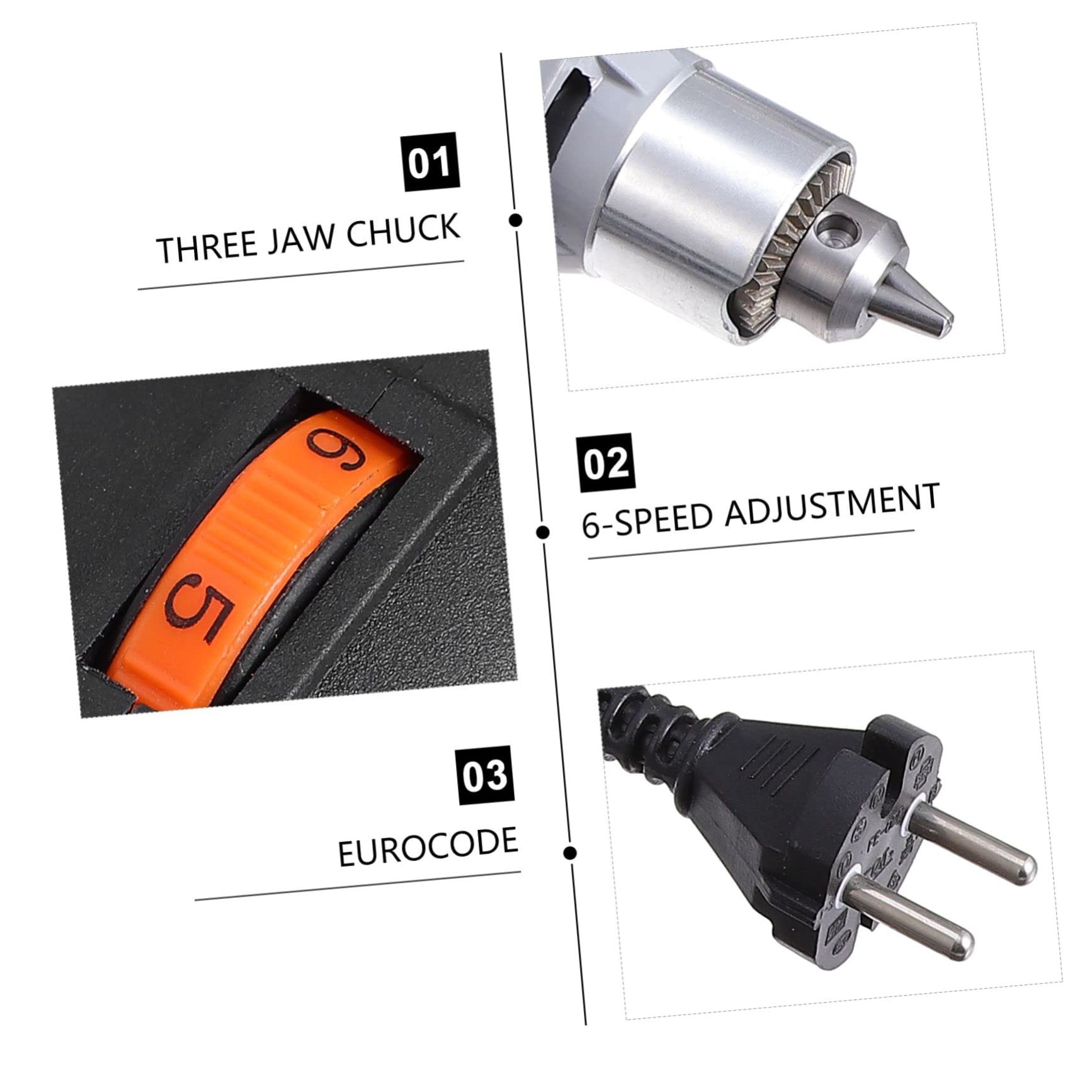 Outil Rotatif Électrique 500w 220v 6, 5mm, 35000 Tr/min