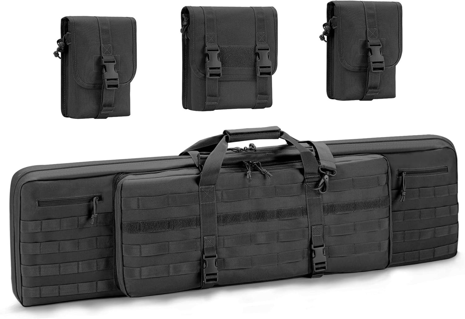 Buy WINCENT Double Long Rifle Bag Case, Soft Padded Tactical Pistol Gun
