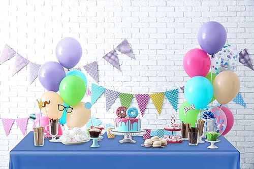 Miniatura 5 de DecorRack Paquete de 24 manteles rectangulares, de plástico sin BPA, 54 x 108 pulgadas, manteles para mesa de comedor, fiestas, pícnic, campamento y